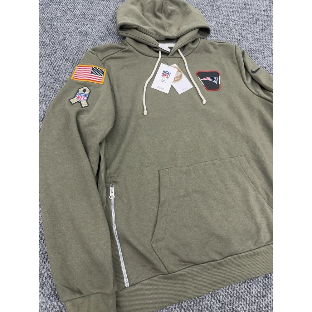 Authentic New England Patriots Large Nike Salute Service Standard Issue Hoodie